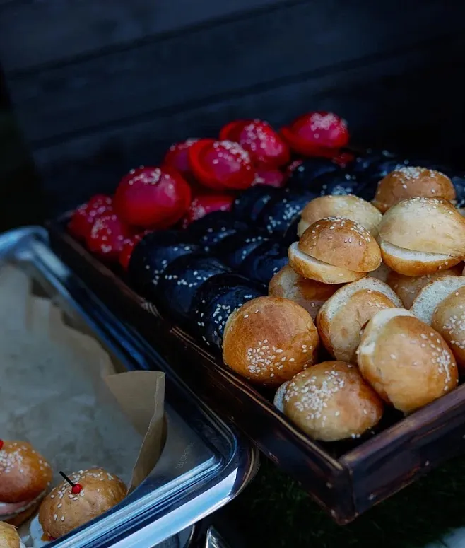 Кейтеринг меню №1173 в стиле Street Food. Фуршет с Анимационными станциями на 450 персон — фото