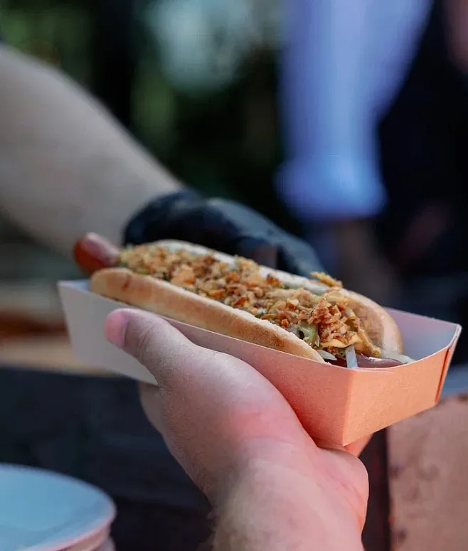 Кейтеринг меню №1160 в стиле Street Food. Фуршет с Анимационными станциями на 500 персон — фото