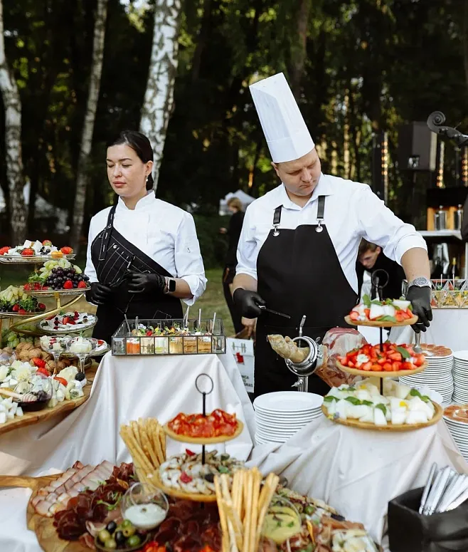 Кейтеринг меню №1193. Фуршет с Анимационными станциями в стиле BBQ на 350 персон