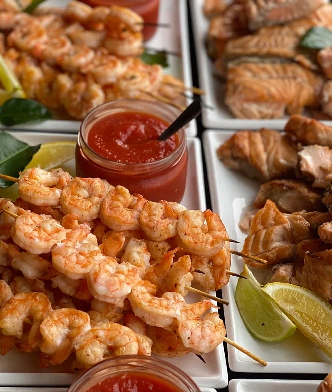 Кейтеринг меню №777. Классический фуршет в стиле BBQ на 150 персон — фото
